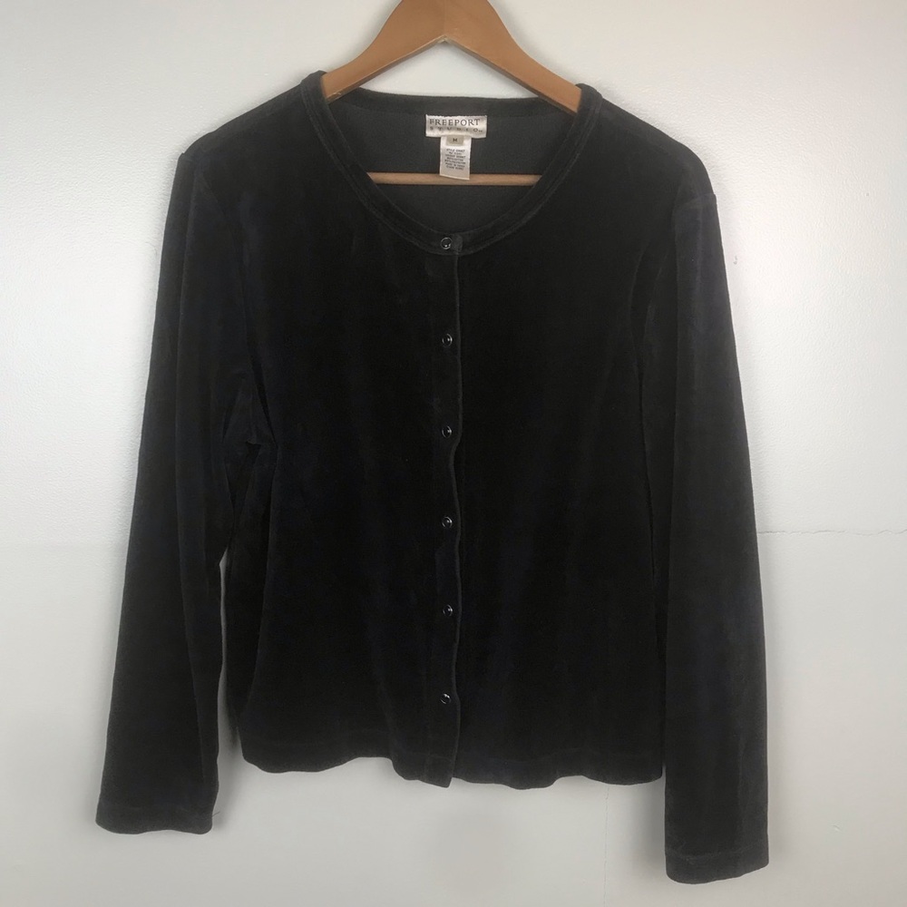 FREEPORT STUDIO Snap Front Long Sleeve Jacket